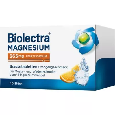 BIOLECTRA Magnesium 365 mg fortissimum Orange, 40 stk
