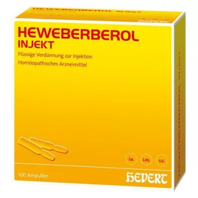 HEWEBERBEROL injeksjonsampuller, 100 stk