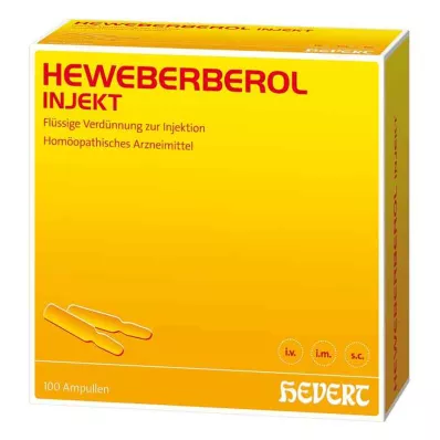 HEWEBERBEROL injeksjonsampuller, 100 stk HEWEBERBEROL injeksjonsampuller, 100 stk