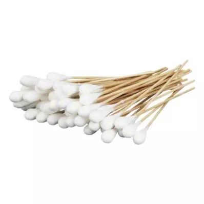WATTESTÄBCHEN med 15 cm stort bomullshode, 50 stk WATTESTÄBCHEN med 15 cm stort bomullshode, 50 stk