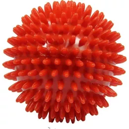 MASSAGEBALL Pinnsvinball 9 cm rød, 1 stk