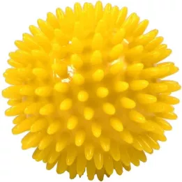 MASSAGEBALL Pinnsvinball 8 cm gul, 1 stk