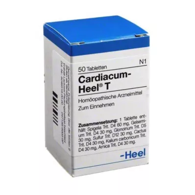 CARDIACUM Heel T-tabletter, 50 stk