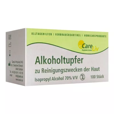 ALKOHOLTUPFER 3x6 cm steril, 100 stk ALKOHOLTUPFER 3x6 cm steril, 100 stk
