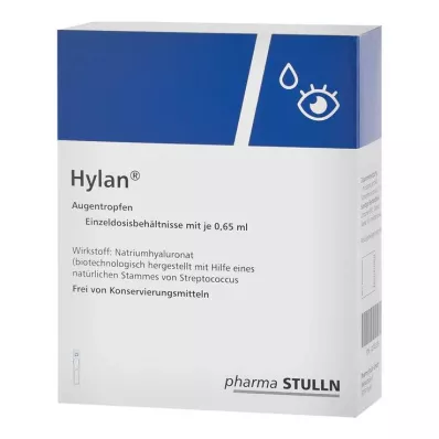 HYLAN 0,65 ml øyedråper, 60 stk