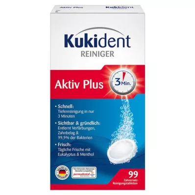 KUKIDENT Active Plus Tabs, 99 stk KUKIDENT Active Plus Tabs, 99 stk