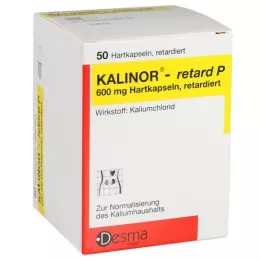 KALINOR retard P 600 mg harde kapsler, 50 stk