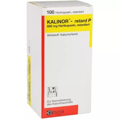 KALINOR retard P 600 mg harde kapsler, 100 stk