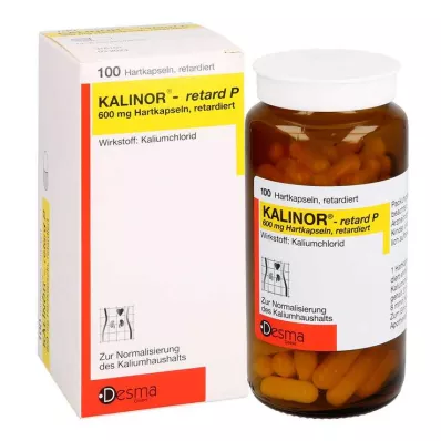 KALINOR retard P 600 mg harde kapsler, 100 stk KALINOR retard P 600 mg harde kapsler, 100 stk
