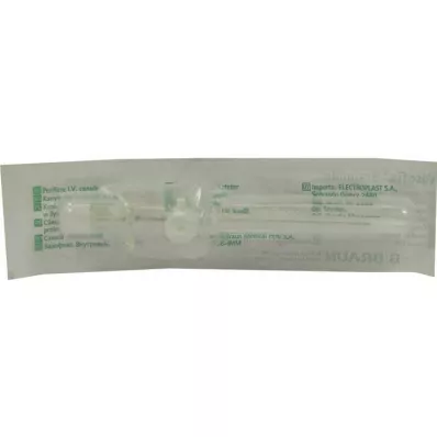 VASOFIX Brun slange 17 G 45 mm hvit, 1 stk