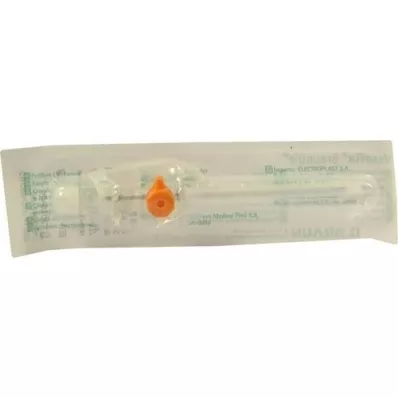 VASOFIX Brun slange 14 G 50 mm oransje, 1 stk