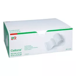CELLONA Syntetisk bomullsull 10 cmx3 m, 4 stk