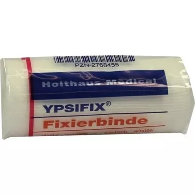 FIXIERBINDE Ypsifix strikk 8 cmx4 m i cellofan, 1 stk