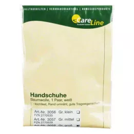 ZWIRNHANDSCHUHE Bomull large, 2 stk