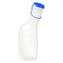 URINFLASCHE Man plast 1 l m.lokk melkeaktig, 1 stk