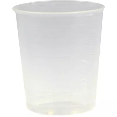 EINNEHMEGLAS Plast 30 ml gjennomsiktig + lokk, 1 stk EINNEHMEGLAS Plast 30 ml gjennomsiktig + lokk, 1 stk