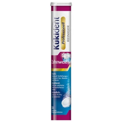 KUKIDENT Cleaner Teeth Whitening Tabs, 30 stk KUKIDENT Cleaner Teeth Whitening Tabs, 30 stk
