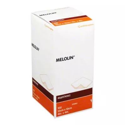 MELOLIN 10x10 cm sårbandasjer sterile, 100 stk MELOLIN 10x10 cm sårbandasjer sterile, 100 stk