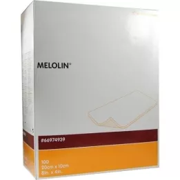 MELOLIN 10x20 cm sterile sårbandasjer, 100 stk