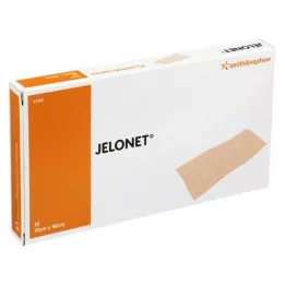 JELONET Parafinbind 10x40 cm sterilt, 10 stk