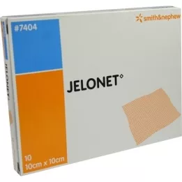 JELONET Parafinbind 10x10 cm sterilt, 10 stk