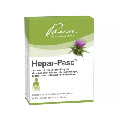 HEPAR PASC Filmdrasjerte tabletter, 60 stk