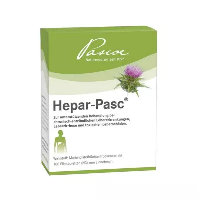 HEPAR PASC Filmdrasjerte tabletter, 100 stk