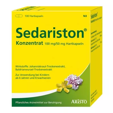 SEDARISTON Konsentrat av harde kapsler, 100 stk SEDARISTON Konsentrat av harde kapsler, 100 stk