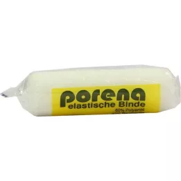 PORENA Elastisk gasbind 10 cm hvitt med cello, 1 stk