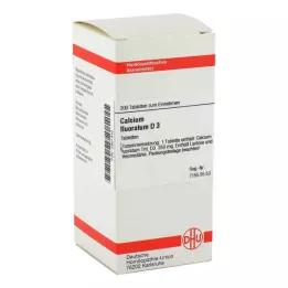 CALCIUM FLUORATUM D 3 tabletter, 200 stk