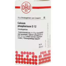 CALCIUM PHOSPHORICUM D 12 globuler, 10 g