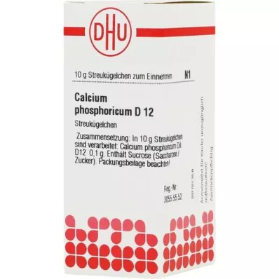 CALCIUM PHOSPHORICUM D 12 globuler, 10 g