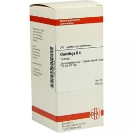 CIMICIFUGA D 4 tabletter, 200 stk