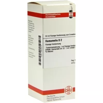 HAMAMELIS D 2 Fortynning, 50 ml