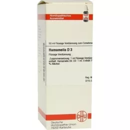 HAMAMELIS D 3 Fortynning, 50 ml