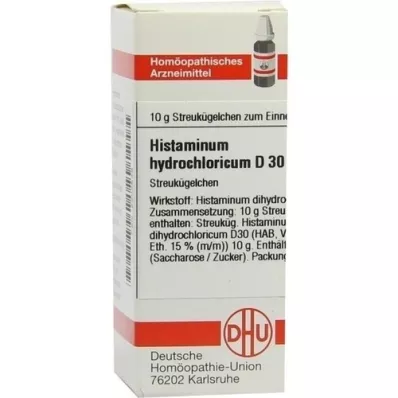 HISTAMINUM hydrochloricum D 30 globuler, 10 g