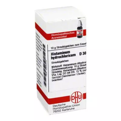 HISTAMINUM hydrochloricum D 30 globuler, 10 g HISTAMINUM hydrochloricum D 30 globuler, 10 g