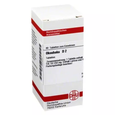 OKOUBAKA D 2 tabletter, 80 stk