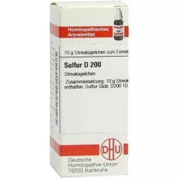 SULFUR D 200 globuler, 10 g