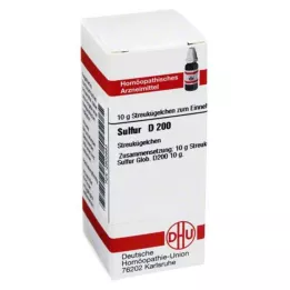 SULFUR D 200 globuler, 10 g