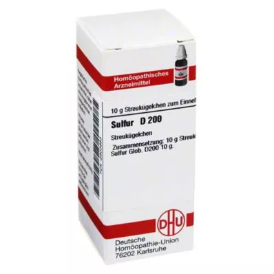 SULFUR D 200 globuler, 10 g SULFUR D 200 globuler, 10 g