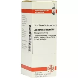 ACIDUM OXALICUM D 6 Fortynning, 20 ml