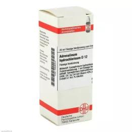 ADRENALINUM HYDROCHLORICUM D 12 Fortynning, 20 ml