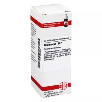 QUEBRACHO D 2 Fortynning, 20 ml
