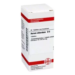 AURUM CHLORATUM D 6 tabletter, 80 stk
