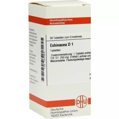 ECHINACEA HAB D 1 tabletter, 80 stk