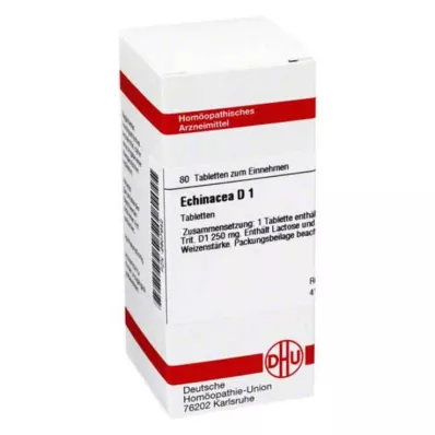 ECHINACEA HAB D 1 tabletter, 80 stk
