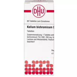 KALIUM BICHROMICUM D 30 tabletter, 80 stk