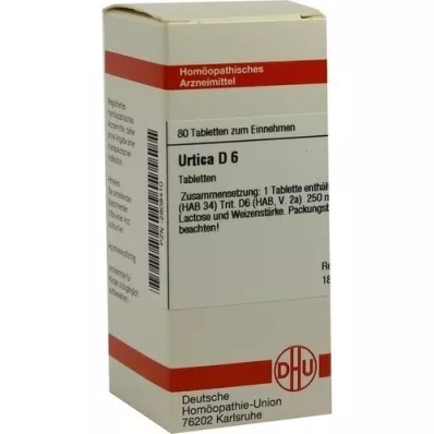 URTICA D 6 tabletter, 80 stk