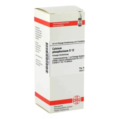 CALCIUM PHOSPHORICUM D 12 Fortynning, 50 ml CALCIUM PHOSPHORICUM D 12 Fortynning, 50 ml